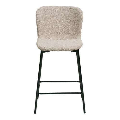 Mina-tabouret De Bar En Tissu Taupe (x2)