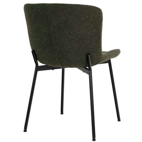 Mina-chaise En Tissu Vert (x2)