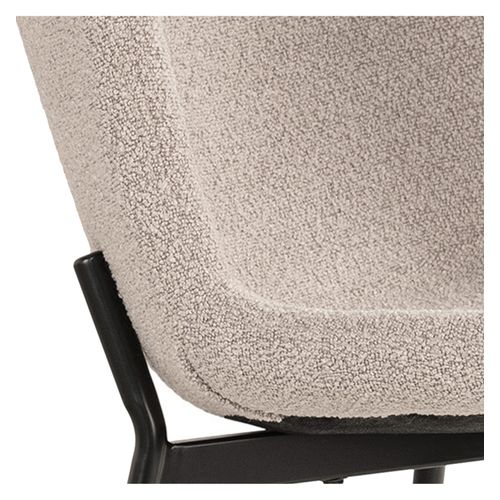 Mina-chaise En Tissu Taupe (x2)