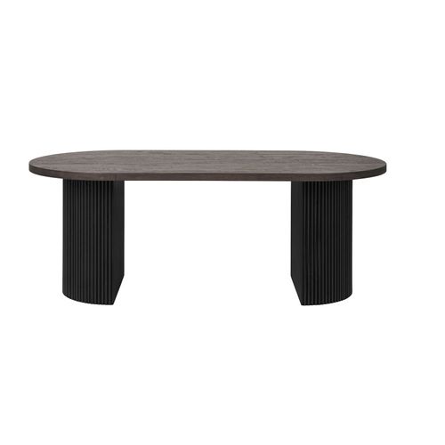 Mido- Table Basse 60x120 Cm Brun Foncé