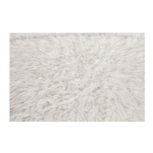 Moel-fauteuil En Fourrure Artificielle Écrue