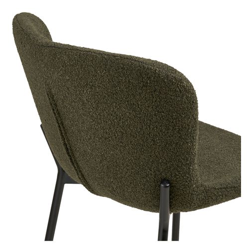 Mina-tabouret De Bar En Tissu Vert (x2)