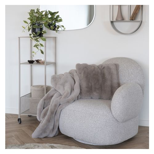 Momo-fauteuil Pivotant En Tissu Gris
