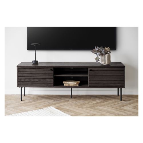 Logia-banc TV  Chêne Fumé 150 Cm