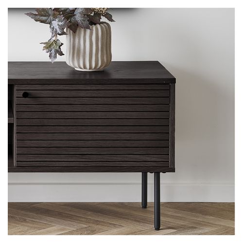 Logia-banc TV  Chêne Fumé 150 Cm