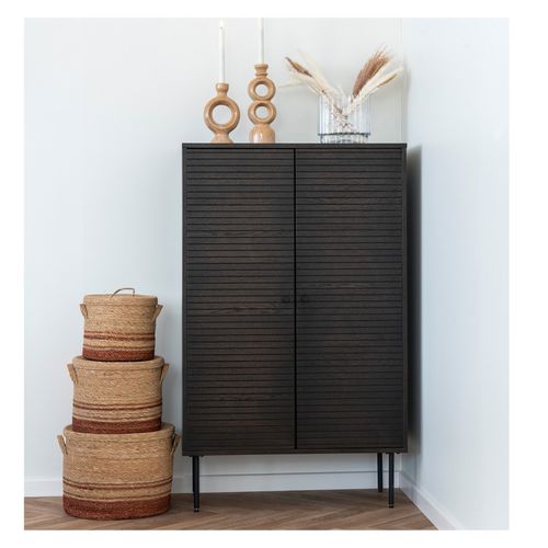 Logia- Buffet Haut Chêne Fumé 80x130 Cm