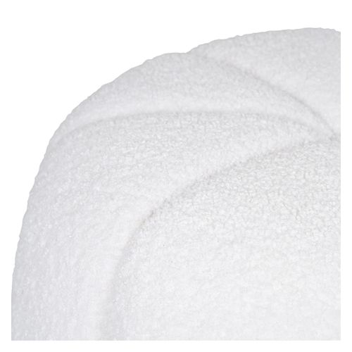 Loom-pouf Écru Ø48 Cm