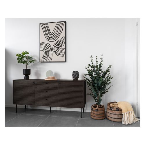 Logia-buffet Chêne Fumé 150 Cm