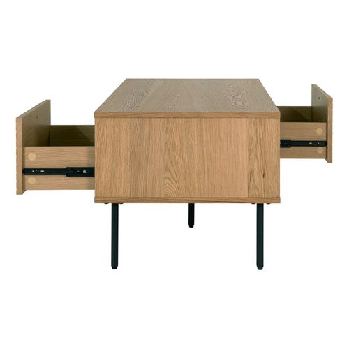 Logia-table Basse Chêne Naturel 50x100 Cm