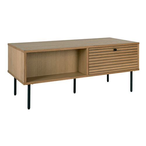 Logia-table Basse Chêne Naturel 50x100 Cm