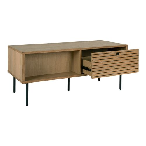 Logia-table Basse Chêne Naturel 50x100 Cm