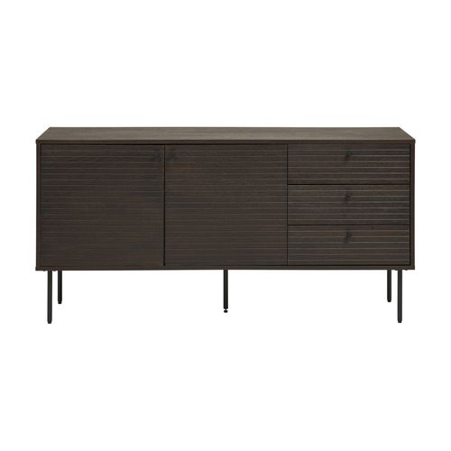 Logia-buffet Chêne Fumé 150 Cm Avec Tiroirs à Droite