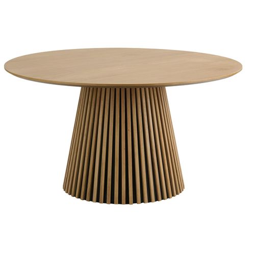 Kairn- Table à Manger Ronde 4/6 Personnes D.140 Cm Chêne