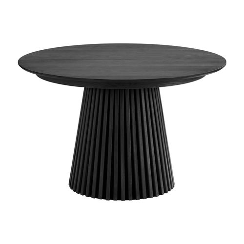 Kairn-table Extensible 10/12 Personnes Ø120cm (160/200/240) Chêne Noir