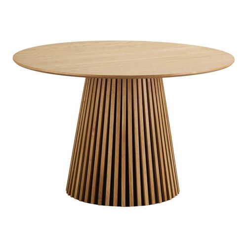 Kairn- Table à Manger Ronde 4 Personnes D.120 Cm Chêne