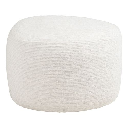 Svit-pouf En Tissu Ecru 55x40 Cm