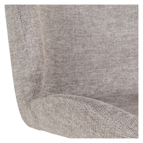 Carla-chaise Pivotante à 360° En Tissu Gris (x2)