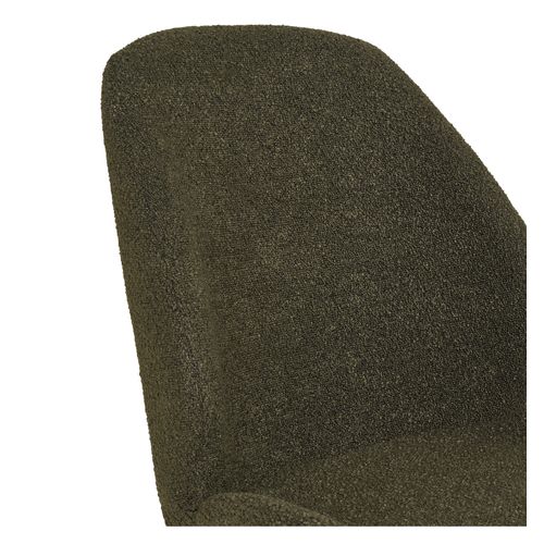 Carla-chaise Pivotante à 360° En Tissu Vert (x2)