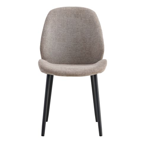 Carla-chaise En Tissu Gris (x2)