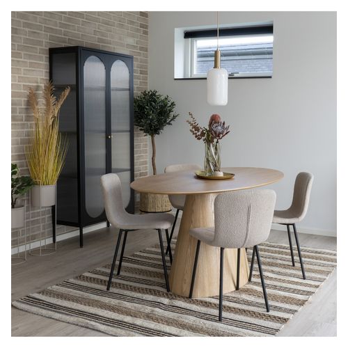 Celia-chaise En Tissu Beige (x2)