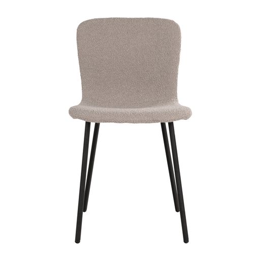 Celia-chaise En Tissu Beige (x2)