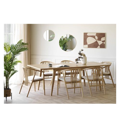 Bona-table à Manger Avec Allonge 8/10 Personnes 180 Cm, Chêne