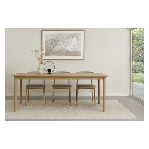 Roveri-table à Manger Rectangulaire L.220 Cm Chêne