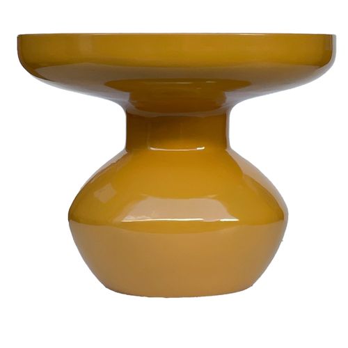Lou-table Basse D'appoint Acier Laqué Mustard
