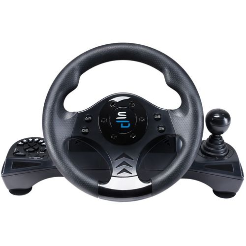 Volant Subsonic SV-450 + Pédales + Casque – Compatible Xbox, PS4, PC – Neuf Sous Blister