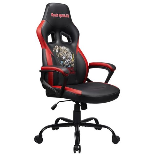 Chaise Gaming Iron Maiden, Fauteuil Gamer Noir Taille L