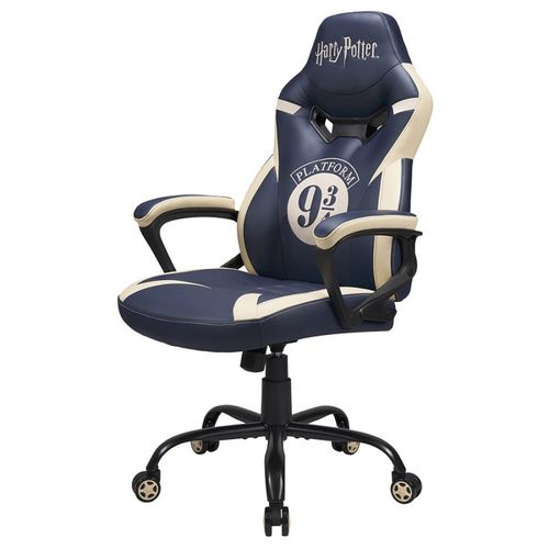 Chaise Gaming Harry Potter Platform 9 3/4, Fauteuil Gamer Bleu Taille S/m