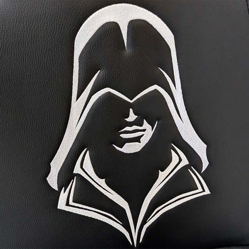 Fauteuil Gamer à bascule Assassin's Creed, Pouf Gamer Simili Cuir Et Broderies