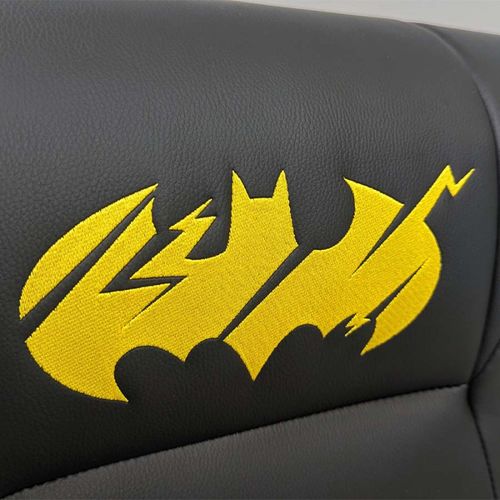 Subsonic - Chaise à Bascule, Rocking Chair Batman, Pouf Gamer Simili Cuir Et Broderies