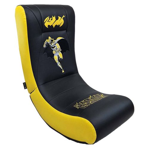 Subsonic - Chaise à Bascule, Rocking Chair Batman, Pouf Gamer Simili Cuir Et Broderies