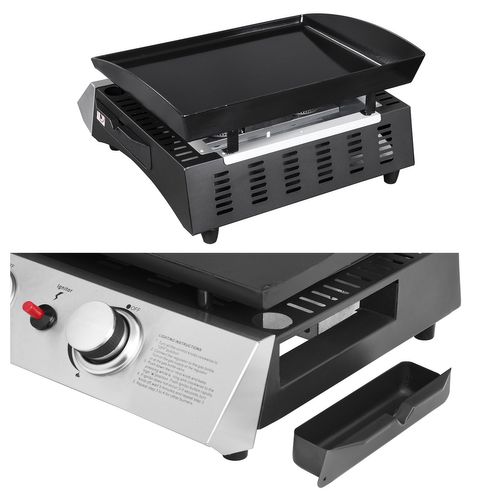 Plancha Au Gaz Mala - 2 Brûleurs 5kw