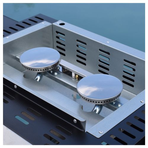 Plancha Au Gaz Mala - 2 Brûleurs 5kw