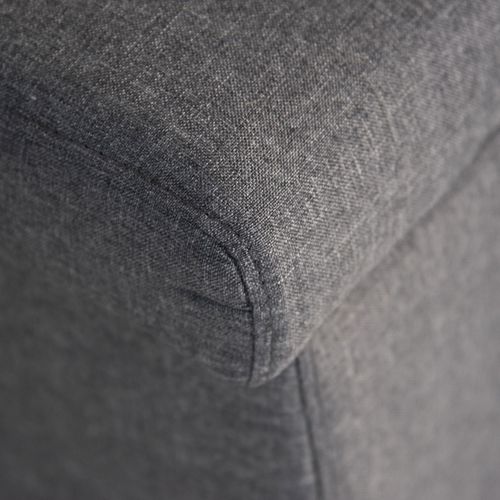 Canapé Panoramique Convertible Scott 4 Places Gris Chiné