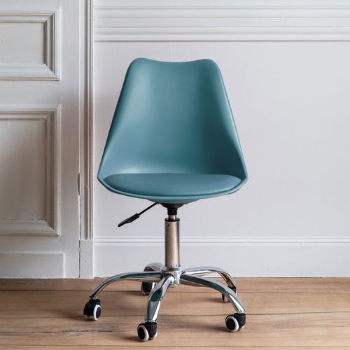 Chaise De Bureau Réglable En Hauteur Bleue Anne