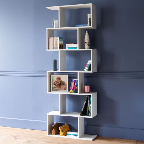 Bibliothèque 6 Étagères Blanche Virginia