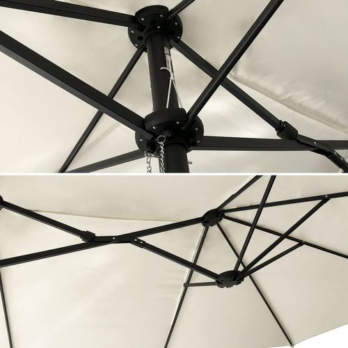 Parasol Double 2x4m Linai Beige