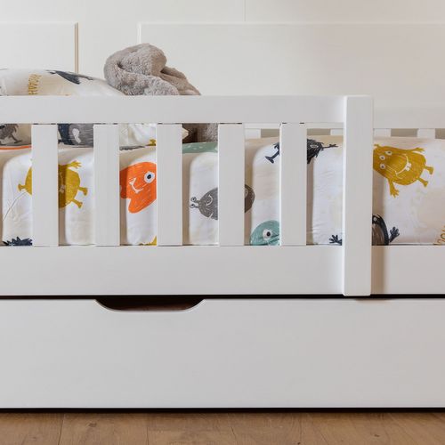 Lit Cabane Gigogne Pour Enfant 190x90cm Blanc Marceau