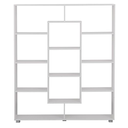 Bibliothèque 11 Étagères Multiformes Blanche Emily
