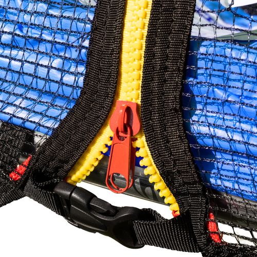 Trampoline 245cm Réversible Bleu/vert Canberra + Échelle, Bâche Et Kit D'ancrage