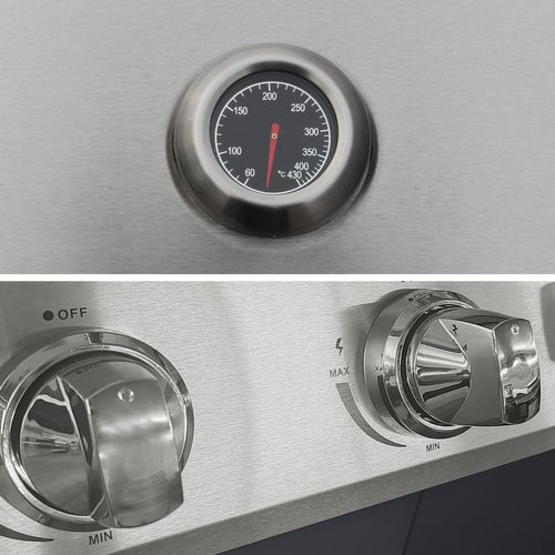 Cuisine D'extérieur Texas - Barbecue gaz 4+1 Brûleurs