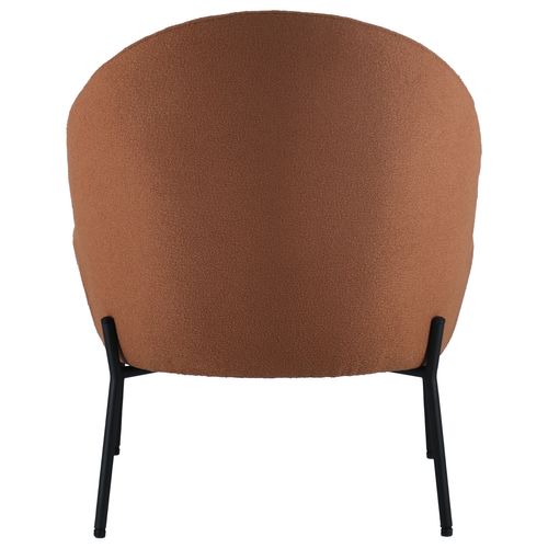 Fauteuil En Tissu Boucle Rouille Helmi