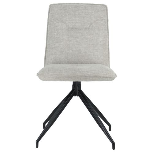 Lot De 2 Chaises En Tissu Beige Aren