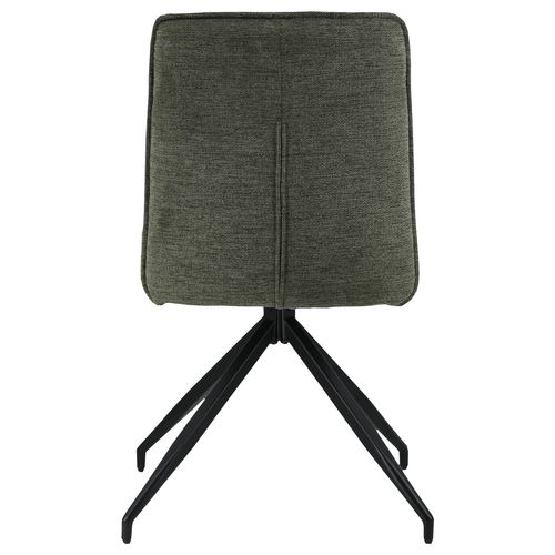 Lot De 2 Chaises En Tissu Vert Aren