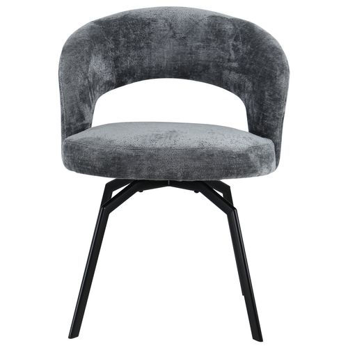 Chaise En Chenille Grise Ehba