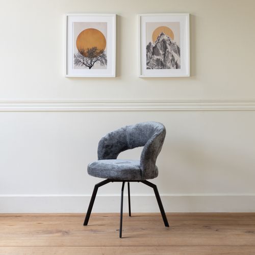 Chaise En Chenille Grise Ehba