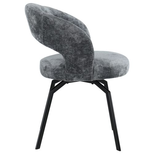 Chaise En Chenille Grise Ehba